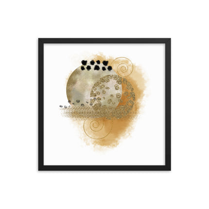 Framed poster - GOLDEN HARMONY