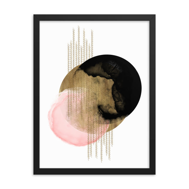 Framed poster - ABSTRACT ELEGANCE