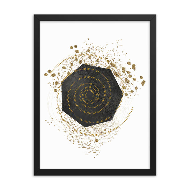 Framed poster - COSMIC SPIRAL