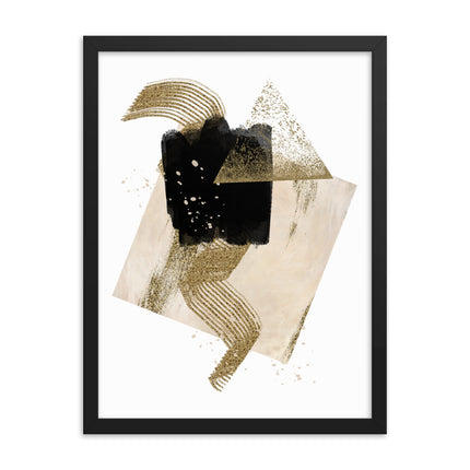 Framed poster - GOLDEN ELEGANCE