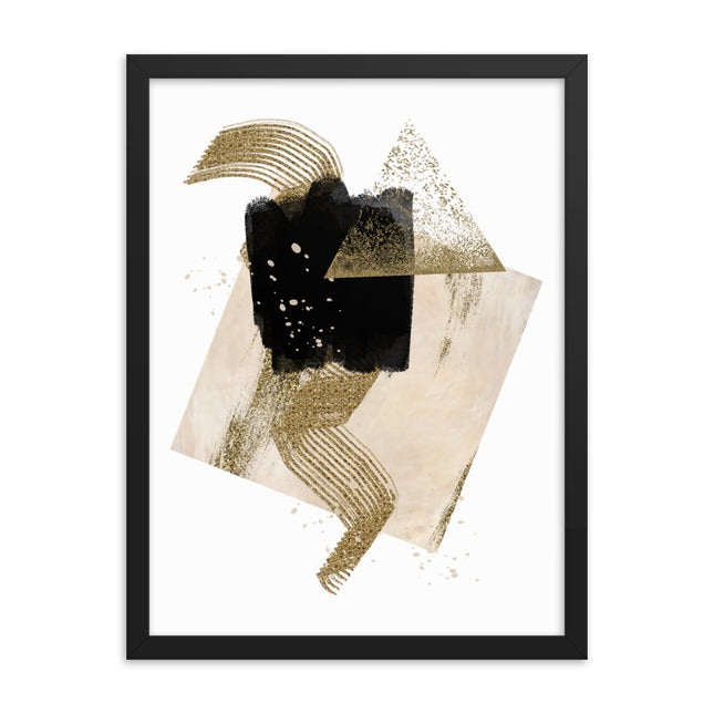 Framed poster - GOLDEN ELEGANCE