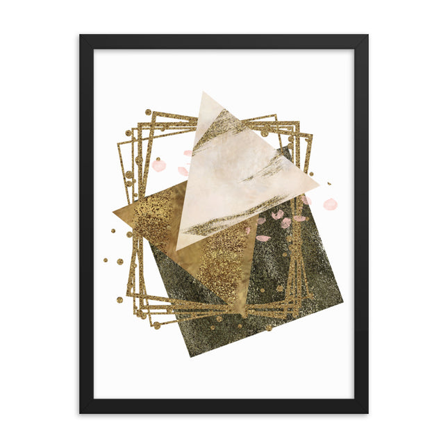 Framed poster - GOLDEN GEOMETRY