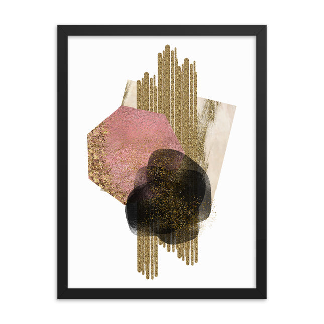 Framed poster - GLAMOUR ABSTRACTION
