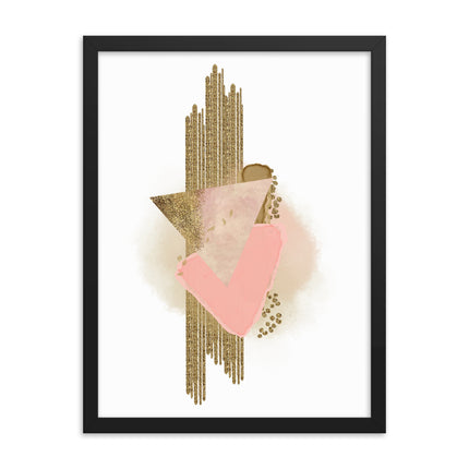 Framed poster - PINK LUXURY