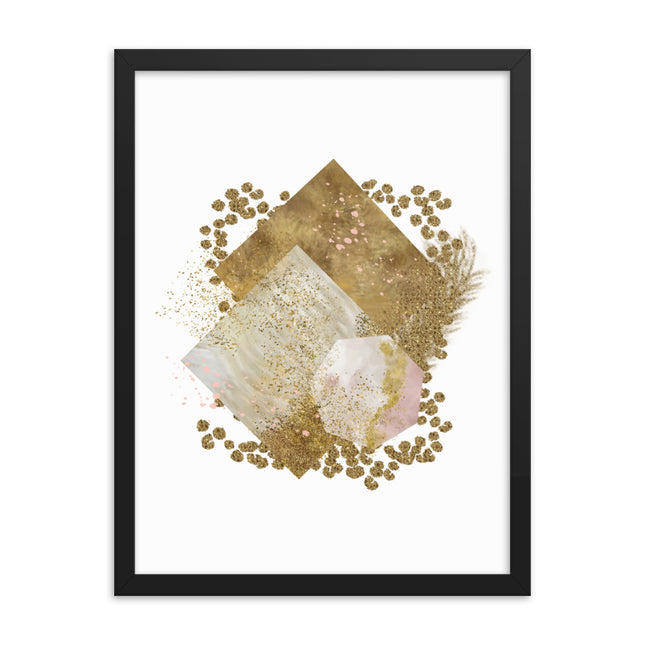 Framed poster - GLAMOROUS GEOMETRY
