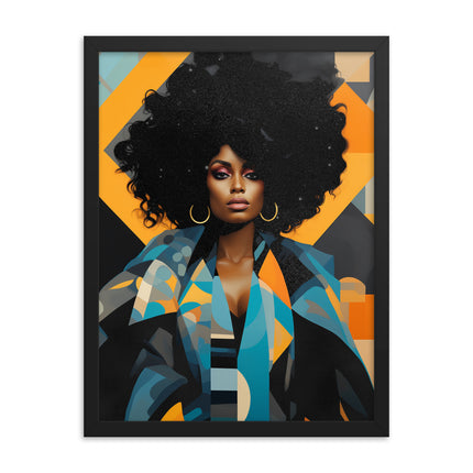 Framed poster- VIBRANTLY YOURS