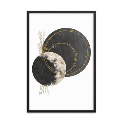 Framed poster - COSMIC CIRCLES