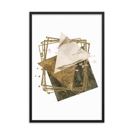 Framed poster - GOLDEN GEOMETRY