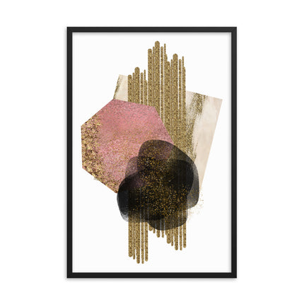 Framed poster - GLAMOUR ABSTRACTION