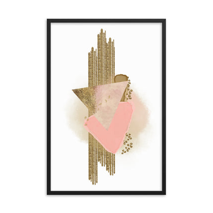 Framed poster - PINK LUXURY