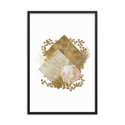 Framed poster - GLAMOROUS GEOMETRY