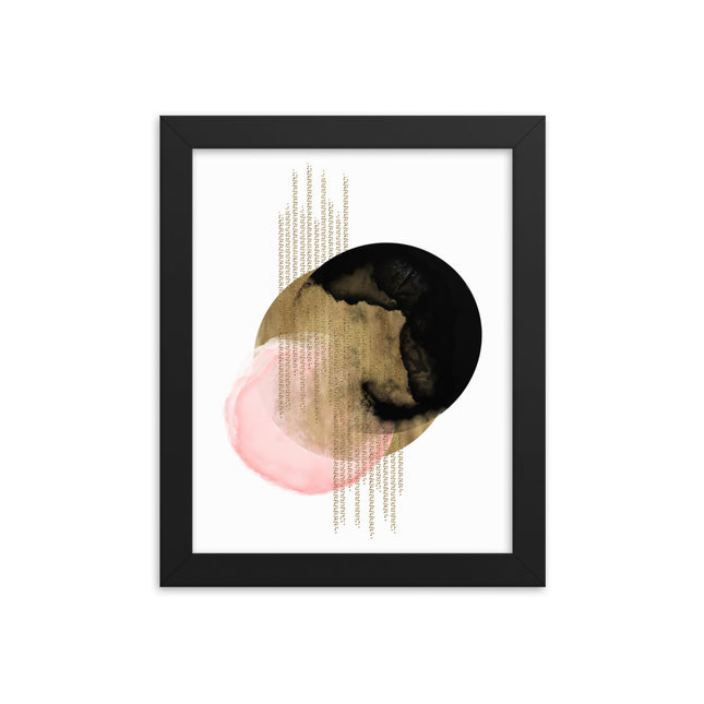 Framed poster - ABSTRACT ELEGANCE