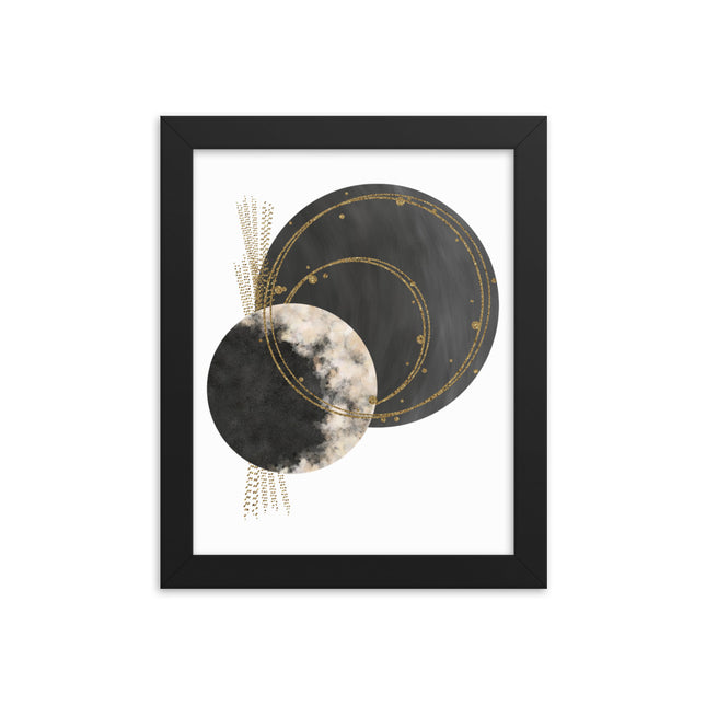 Framed poster - COSMIC CIRCLES