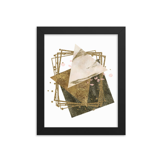 Framed poster - GOLDEN GEOMETRY