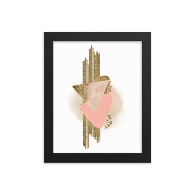 Framed poster - PINK LUXURY