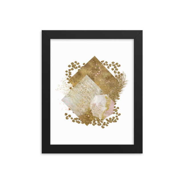 Framed poster - GLAMOROUS GEOMETRY