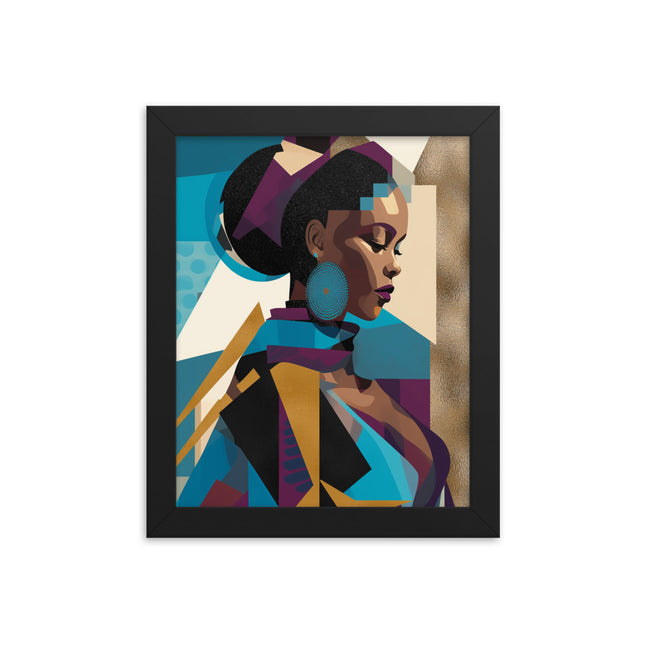 Framed poster- GLITCH VISION