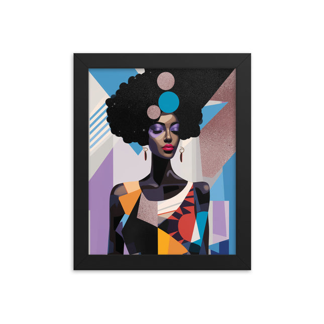 Framed poster - VIBRANT VISION