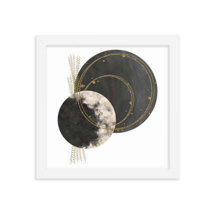 Framed poster - COSMIC CIRCLES