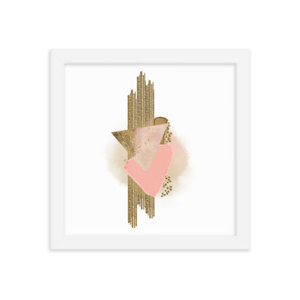 Framed poster - PINK LUXURY