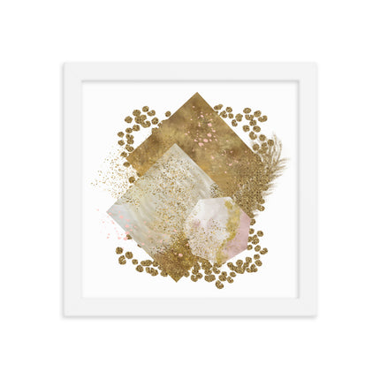 Framed poster - GLAMOROUS GEOMETRY