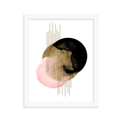 Framed poster - ABSTRACT ELEGANCE