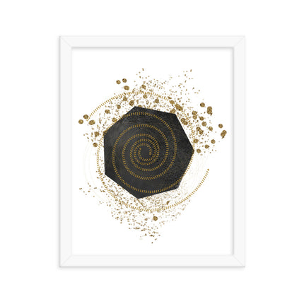 Framed poster - COSMIC SPIRAL