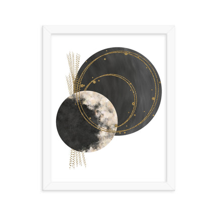 Framed poster - COSMIC CIRCLES