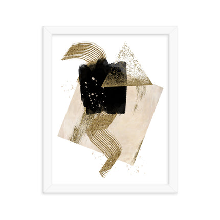 Framed poster - GOLDEN ELEGANCE