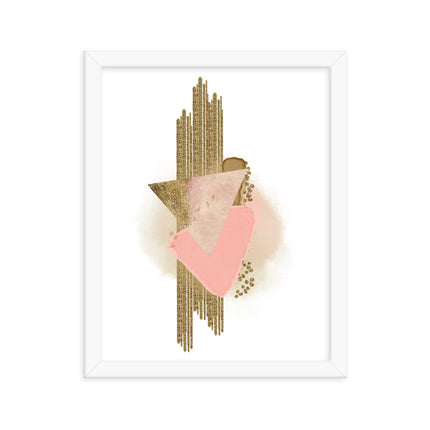 Framed poster - PINK LUXURY