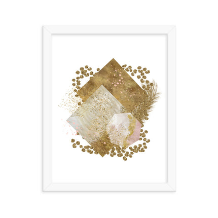 Framed poster - GLAMOROUS GEOMETRY