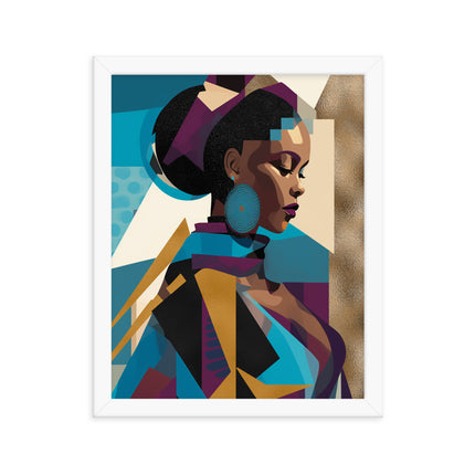 Framed poster- GLITCH VISION