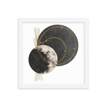 Framed poster - COSMIC CIRCLES
