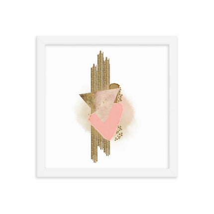 Framed poster - PINK LUXURY