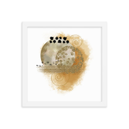 Framed poster - GOLDEN HARMONY