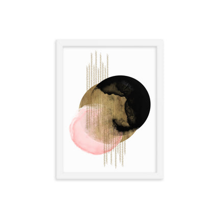 Framed poster - ABSTRACT ELEGANCE