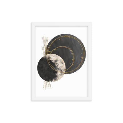 Framed poster - COSMIC CIRCLES