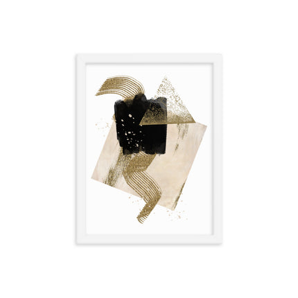 Framed poster - GOLDEN ELEGANCE