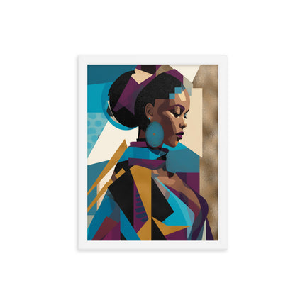 Framed poster- GLITCH VISION
