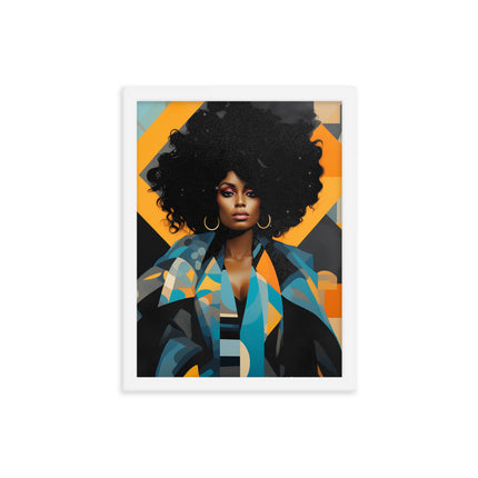 Framed poster- VIBRANTLY YOURS