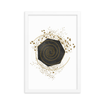 Framed poster - COSMIC SPIRAL