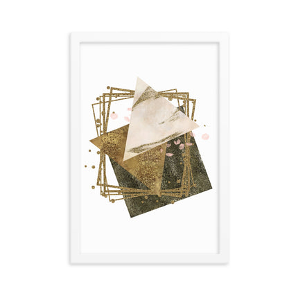 Framed poster - GOLDEN GEOMETRY