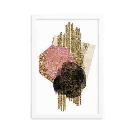 Framed poster - GLAMOUR ABSTRACTION