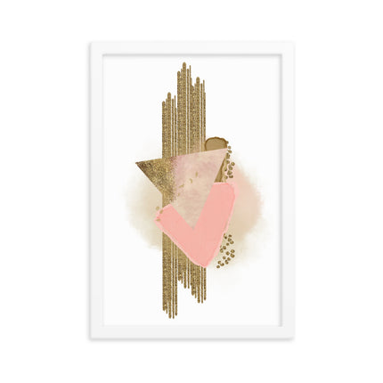 Framed poster - PINK LUXURY
