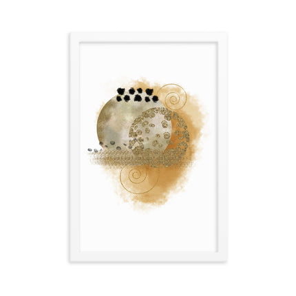 Framed poster - GOLDEN HARMONY