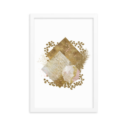 Framed poster - GLAMOROUS GEOMETRY