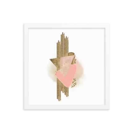 Framed poster - PINK LUXURY