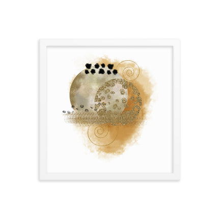 Framed poster - GOLDEN HARMONY