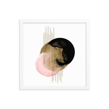Framed poster - ABSTRACT ELEGANCE