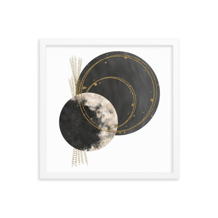 Framed poster - COSMIC CIRCLES